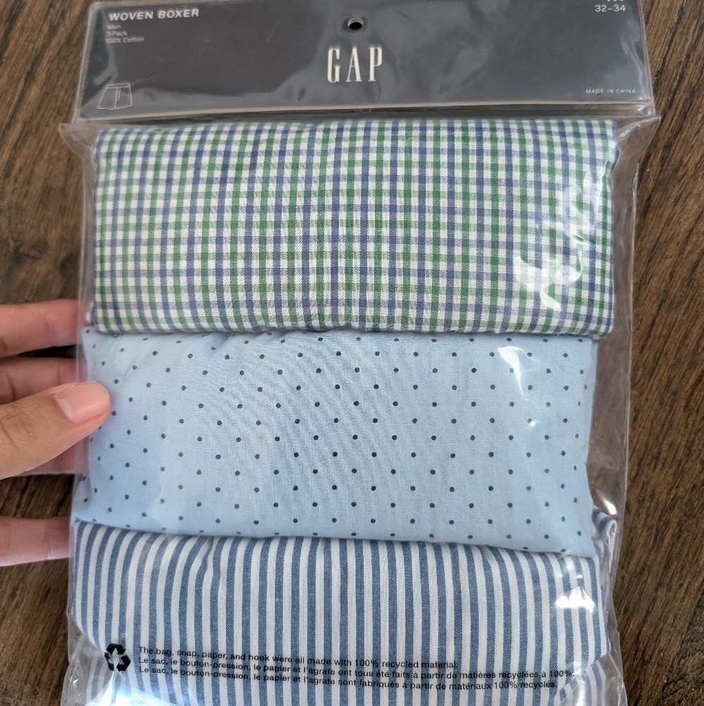 Men's boxer briefs from Gap set of 3 NWT size M